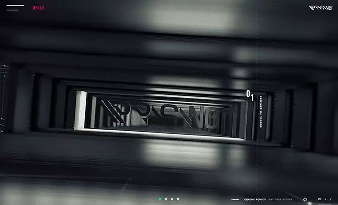 20个使用3D动画背景的网站设计