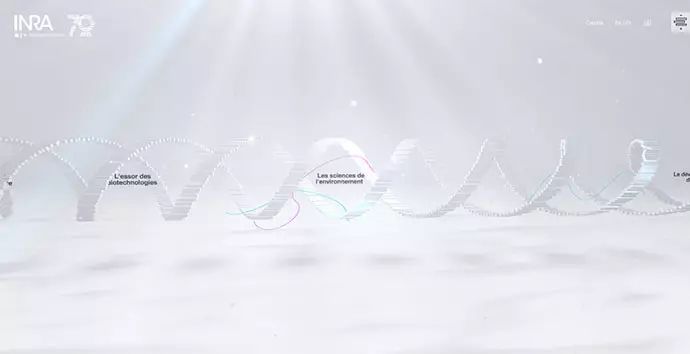 20个使用3D动画背景的网站设计